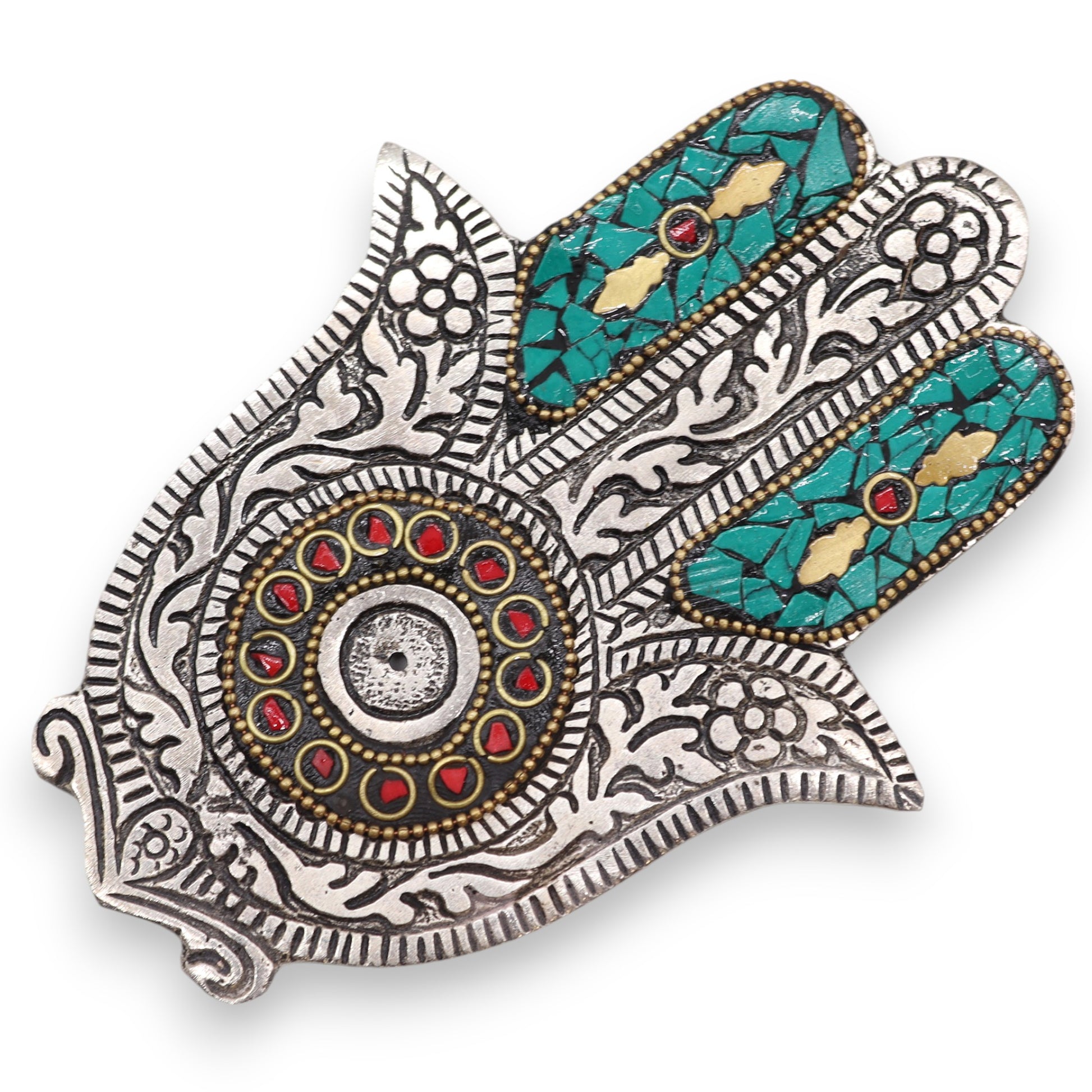 Unique Hamsa Hand incense holder for meditation and relaxation